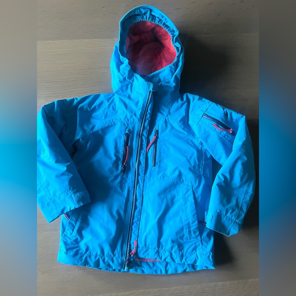 Turquoise Blue L.L.Bean winter jacket 4T 
EUC